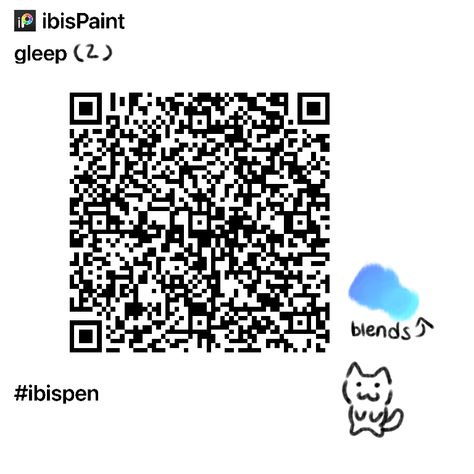 ibispaint brush qr code, its good at blending! ^_^ Ibispaint X Brushes Qr Code Blending, Blending Ibis Paint Code, Blending Brush Ibispaint Qr Code, Ibis Paint Blending Brush, Blend Brush Ibis Paint, Ibis Paint Brush Code Blending, Ibispaint Brush Qr Code, Blending Brush Ibispaint, Brush Qr Code