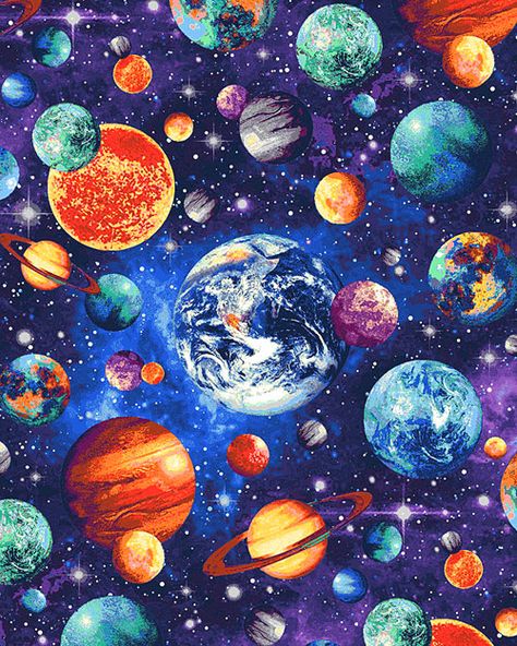 Stonehenge: Out of this World - Planet Party - Dk Blue Out Of This World Art, Planets Painting, Galaxy Art Painting, Universe Painting, Planet Party, Dark Planet, Solar System Art, Kristina Webb, Planet Painting