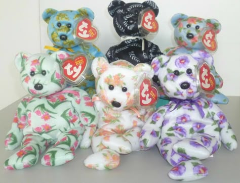 Beanie Babies Aesthetic, Babies Aesthetic, Beanie Baby Bears, Baby Bears, Nostalgic Memories, Ty Beanie Boos, Beanie Boo, Ty Beanie Babies, Beanie Babies