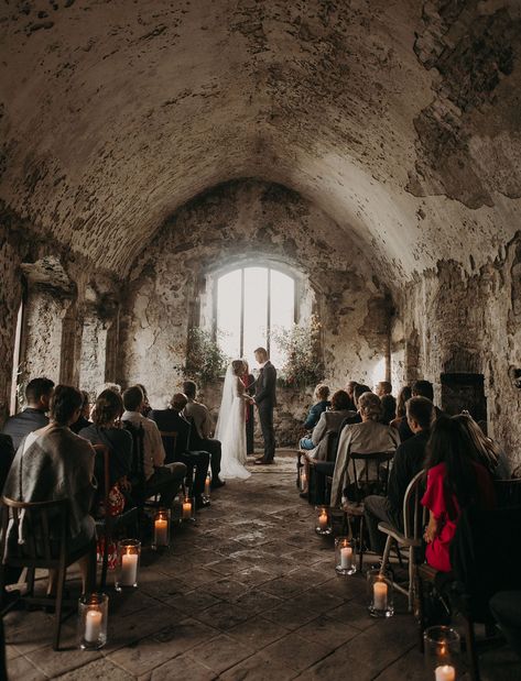 Wales Vintage Castle Wedding Classic Wedding Inspiration, Castle Wedding Venue, Goth Wedding, Dark Wedding, Scottish Wedding, Unique Wedding Venues, Wedding Forward, Castle Wedding, Green Wedding Shoes