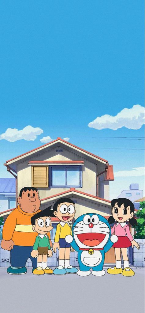 Nobita And His Friends, Doremon Family Drawing, Doraemon Family Drawing, Doraemon With Friends, Doraemon All Characters, Doraemon Wallpapers Cute Aesthetic, Doraemon Cartoon Cute, Doremon And Nobita, Doremon Wallpaper Full Hd