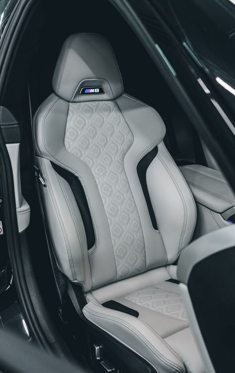 Bmw M8 Competition Gran Coupe, White Car Seat Covers, Bmw M8 Competition, M8 Competition, Bmw M Series, Car Interior Design, White Car, Car Styling, Car Covers