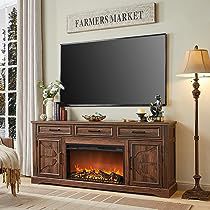 Over Tv Wall Decor Living Room, Farmhouse Style Tv Stand, 80 Inch Tv, Tv Wall Decor Living Room, Tv 70, Farmhouse Entertainment Center, Living Room Brown, Tv Stand With Drawers, Fireplace Entertainment Center