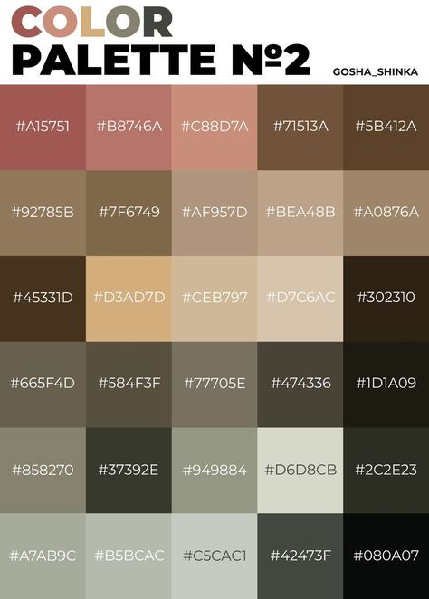 Color palette for Procreate and design Brown Color Schemes Outfit, Color Schemes Dark Academia, Dark Academia Pallete Color, Earth Tone Palette Color Code, Light Academia Color Pallete, Cool Tone Brown Color Palette, Light Academia Pallete, Color Palette Light Academia, Light Academia Color Palette Hex Codes