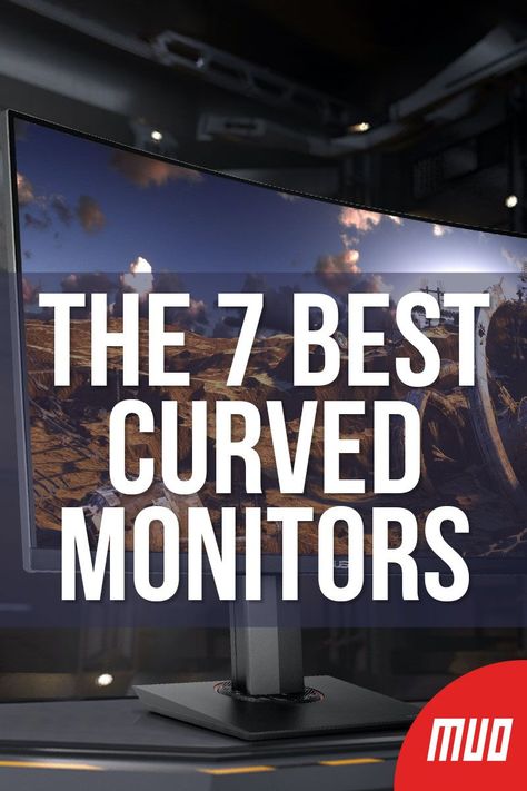 MakeUseOf.com — Technology, Simplified —  Whether you’re looking for a curved monitor for your gaming setup or for your office, we’ve put together a list of curved monitors for all uses.  We’ll give you a brief rundown on why you should buy a curved monitor, and then introduce you to the best curved monitors on the market.  #BestOf #BuyingGuide #BuyingAdvice #Monitor #ComputerMonitor #Display #Screen #TV #CurvedMonitor #Gaming Dual Curved Monitor Setup, Curved Monitor Setup, Electric Gadgets, Home Recording Studio Setup, Recording Studio Setup, Curved Monitor, Home Office Studio, Home Recording Studio, Fps Games