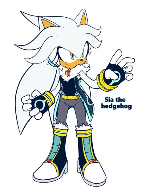 Silver Sonic, Silver Surf, How To Draw Sonic, Silver The Hedgehog, Sonic Fan Characters, Blue Hedgehog, Sonic Franchise, Kaiju Monsters, Hedgehog Art