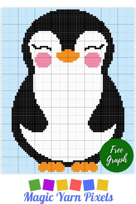 C2c Crochet Pattern Free Penguin, C2c Graphgan Charts Free Disney, C2c Crochet Graphs, Free C2c Graphs, Crochet Graphgan Patterns Free Charts, Knitting Graph Patterns, C2c Crochet Pattern Free Charts, C2c Crochet Pattern Free Charts Easy, C2c Graphgan Charts Free