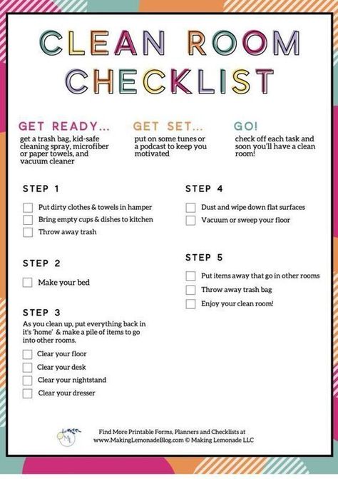 Kids Cleaning Checklist, Clean Room Motivation, Notesbog Design, Clean Room Checklist, Room Cleaning Tips, Cleaning Oven, Room Checklist, Inspirerende Ord, Cleaning My Room