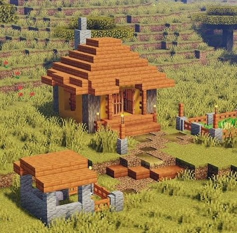 Magic Village, Savannah Houses, Minecraft Kingdom, China House, Bangunan Minecraft, Minecraft Farm, Minecraft Cottage, Minecraft Medieval, Minecraft City