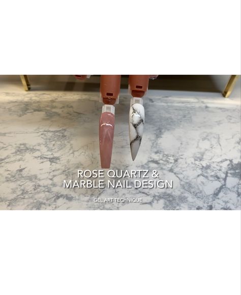 Click to watch! #rosequartz #rosequartznails #marble #marblenails #nailart #nailartdesigns #gelart #nailtutorial #marblenailtutorial Marble Nail Tutorial, Marble Nails Tutorial, Rose Quartz Nails, Quartz Marble, To Watch, Marble Nail Designs, Marble Nail, Nail Tutorial, Gel Art