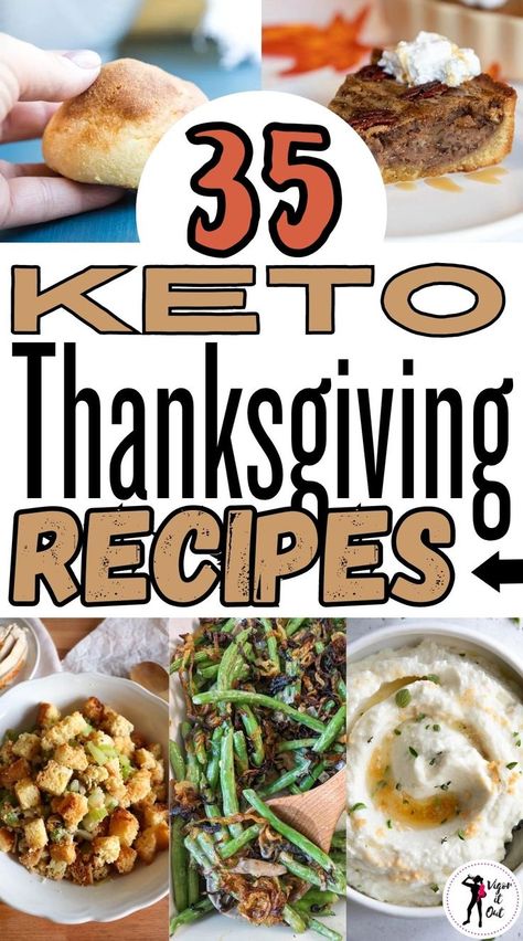 All the best 35 Keto Thanksgiving recipes that are delicious and cover every part of the meal! From sides, to dessert, to appetizers, you name it, find it here! Find the best stuffing, easy side dishes, and every low carb Thanksgiving recipe you need. Healthy Low Carb Thanksgiving Recipes, Keto Thanksgiving Recipes Side Dishes, Keto Dressing Thanksgiving, Thanksgiving Keto Recipes, Keto Thanksgiving Sides, Dairy Free Thanksgiving Recipes, Stuffing Easy, The Best Stuffing, Low Carb Thanksgiving