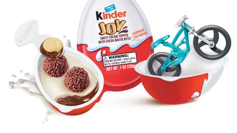 Kinder Eggs Are Coming to America - Kinder Joy Eggs Will Now Be Sold in the U.S. | They were here under Kinder Eggs, but lazy/stupid adults did not open them for their stupid children to see there was a toy inside the chocolate egg. To break it open, not stuff in your gob immediately, sheesh! Glad they are back & properly packaged for the stupid/lazy adults who cannot read. European Candy, Babysitting Bag, Kinder Egg, Coming To America, Surprise Toys, America Food, Chocolate Egg, Black Sesame Ice Cream, Phone Logo