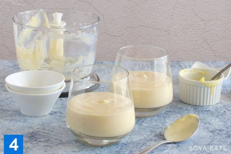 Silken Tofu Orange Pudding Dessert | Soya Eats Silken Tofu Recipes Dessert, Silken Tofu Protein Pudding, Tofu Pudding Vegan, Silken Tofu Chocolate Pudding, Silken Tofu Chocolate Mousse, Silken Tofu, Low Cal, Pudding Desserts, High Protein