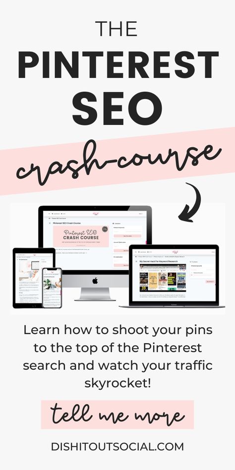 Pinterest Course, Rich Pins, Pinterest Growth, Seo Training, Pinterest Seo, Etsy Seo, Pinterest Traffic, Pinterest Tips, Pinterest Marketing Strategy