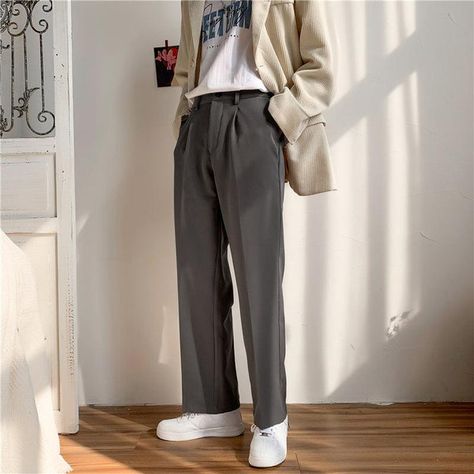 Cozy Pants, Solid Color Pants, Men Plus Size, Suit Trousers, Mens Pants Fashion, Mens Dress Pants, Formal Suits, Mens Dress, Plus Size Pants