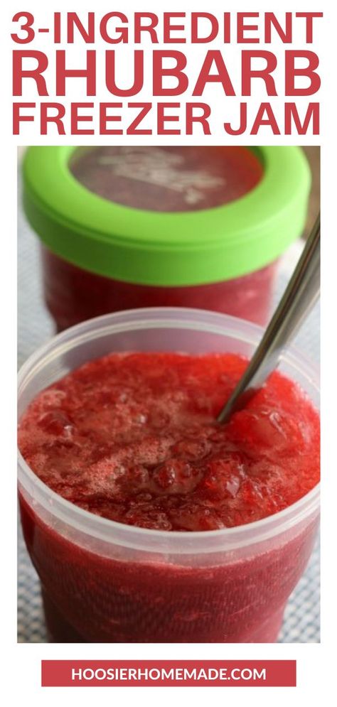 Rhubarb Jam Recipes Easy, Raspberry Rhubarb Jam, Rhubarb Freezer Jam, Rhubarb Butter, Easy Rhubarb Recipes, Strawberry Rhubarb Recipes, Rhubarb Jelly, Best Rhubarb Recipes, Rhubarb Jam Recipes