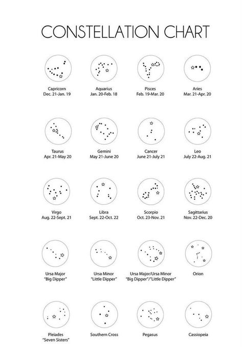 Constellations Chart, Two Constellation Tattoo, Cancerian Tattoo Constellation, Cassiopeia Tattoo Constellations, Seven Sisters Tattoo Constellations, Ursa Minor Tattoo, Pieces Constellation Tattoo, Ursa Major And Minor Tattoo, Canis Major Constellation Tattoo