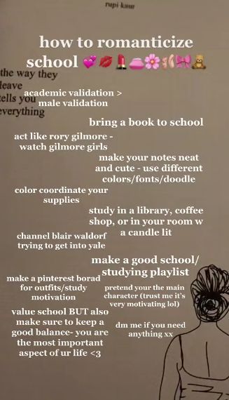 coquette Romanticize School, Middle School Survival, Middle School Life, School Routine For Teens, School Preparation, Celebrity Artwork, Social Life Hacks, High School Survival, High School Advice