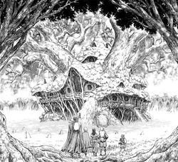 Guts Berserk, Berserk Manga, Dragon's Dogma, Kentaro Miura, Tree Spirit, 다크 판타지, Witch House, Forest House, City Landscape