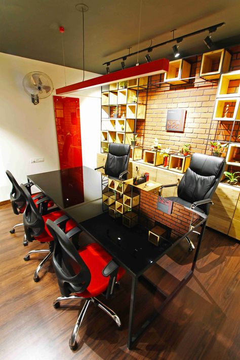 Firm: Redwall Design Studio Principal Designers : Kiran Kumar MR, Sudeep Dev M Project Name : Redwall Studio Location : Bengaluru, Karnataka, India Area : 400sq ft Year:2018 Photograph by : Sudeep Dev M Office Interior, Office Interior Design, Stationary Bike, Design Studio, India, Interior Design, Design