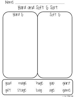 Polka Dot Firsties: Hard & Soft C & G Soft G Words, Soft C And G, School Planning, G Words, Reading Tutoring, Soft G, Grade Spelling, Second Semester, Sight Word Worksheets