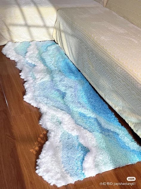 Ocean Apartment Decor, Random Room Decor, Ocean Bedroom Aesthetic, Sea Room Aesthetic, Room Inspo Blue, Beach Room Decor Ideas, Ocean Theme Bedroom, Ocean Inspired Bedroom, Ocean Decor Bedroom