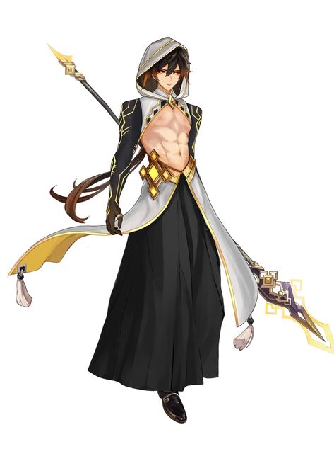 Genshin impact zhongli skin Zhongli Archon Form, Zhongli Archon Outfit, Zhongli Archon, Female Zhongli, Genshin Redesign, Genshin Official, Character Concept Ideas, Cool Anime Art, Character Edits