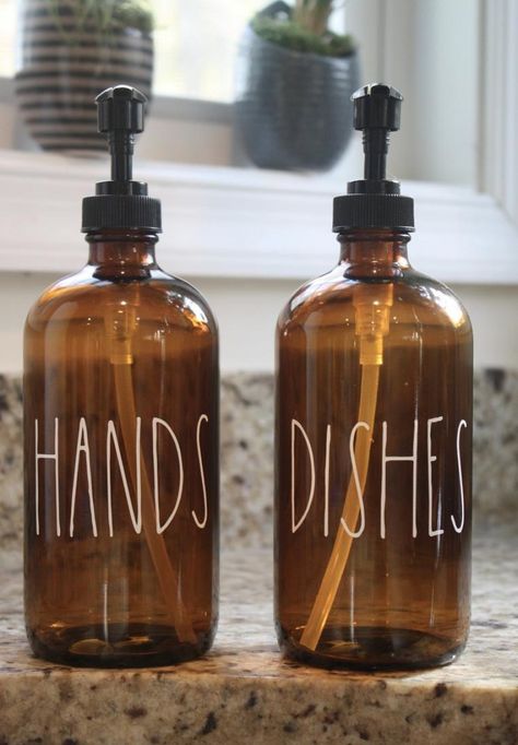 Amber Glass Soap Dispenser, Hand And Dish Soap Dispenser, Soap Dispenser Set, Glass Soap Dispenser, Soap Pump Dispenser, Dish Soap Dispenser, Hand Soap Dispenser, Amber Bottles, Amber Glass Bottles