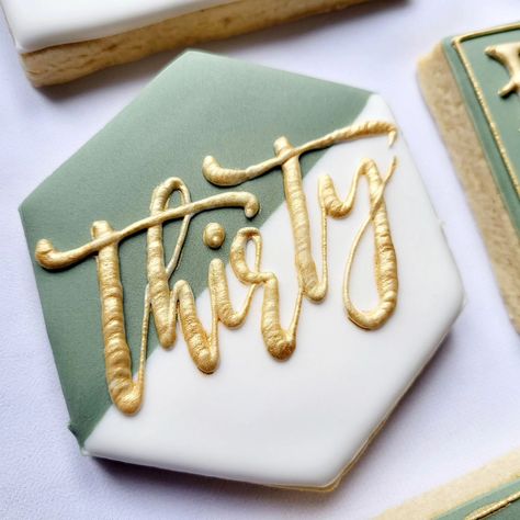 Gorgeous colours! 😍 #30thbirthday #birthdaybiscuits #birthdaycookiesdublin #30thbirthdaycookies #decoratedbiscuits #sugarcookiesofinstagram #handicedcookies #cookiesdublin #cookiesireland #customcookiesireland #greenandwhite Ireland Cookies Decorated, 60th Birthday Decorated Cookies, 30th Birthday Cookies Decorated, 30 Birthday Cookies For Women, 50th Birthday Cookies Decorated, 30th Birthday Cookies For Woman, 40 Birthday Cookies, 50th Birthday Cookies For Woman, Golden Birthday Cookies