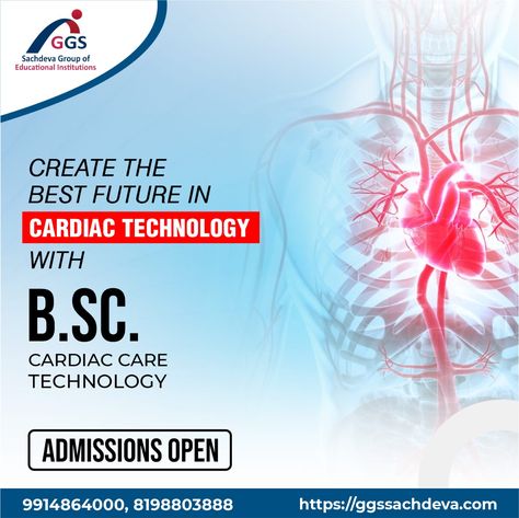 Being a Cardiac Care Technologist is another unique way to establish an honorable profession in the healthcare industry. GGS College of Modern Technology is one of the best B.Sc Cardiac Care technology colleges in India and a supreme signature in the medical education wing. Best B, Top Colleges, Healthcare Industry, Medical Education, Modern Technology, Medical, How To Apply, Technology, India