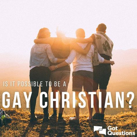 Is it possible to be a gay Christian? Can a true Christian to be a practicing and unrepentant homosexual? Gay Christian, Study Topics, Born Again Christian, Bible Study Topics, Biblical Teaching, Gay Pride, Bible Study, Verses, Bible