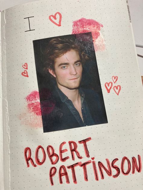 Edward Cullen Book Fanart, Edward Cullen Fanart, Twilight Journal, Robert Pattinson Twilight, Wow Photo, Robert P, Rob Pattinson, Pretty Journals, Art Journal Therapy