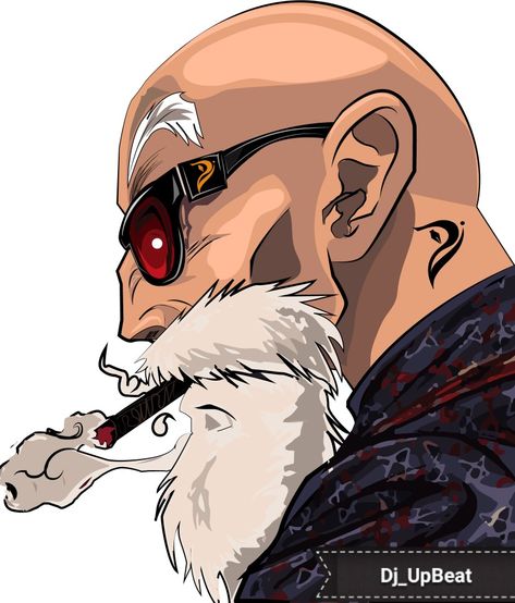 El Maestro Roshi Dragon Ball Tattoo, Hip Hop Art, Dope Cartoon Art, Samurai Art, Dragon Ball Wallpapers, Dragon Ball Artwork, Dragon Ball Art, Anime Dragon Ball, Graffiti Art