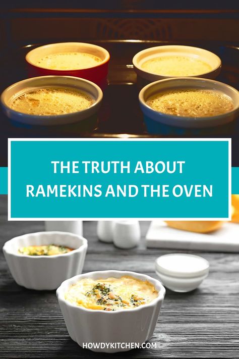 Ramekins are small, round, ceramic dishes that are perfect for making individual portions of desserts, soufflés, quiches, and more. But can you put them in the oven? The answer is yes, they are oven safe. In this article, we will tell you why ramekins are oven safe and how to use them properly in the oven. Egg Custard Pie Recipe, Ramekin Dessert, Egg Custard Pie, Custard Pie Recipe, Ramekin Dishes, Egg Custard, Individual Desserts, Pudding Cups, Baked Casserole