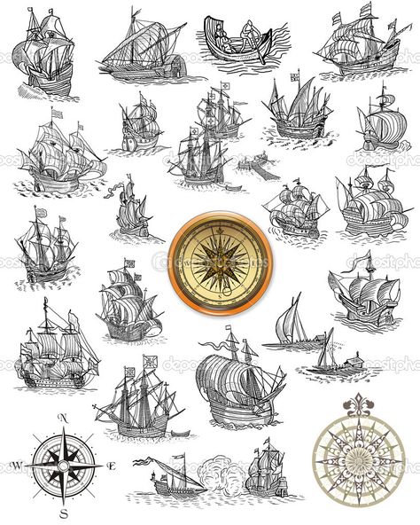 Tattoo Meanings Symbols, Map App Icon, Vintage App Icons, Pirate Ship Tattoos, Vintage App, Map Sketch, Fantasy Map Making, Map Symbols, Pirate Tattoo