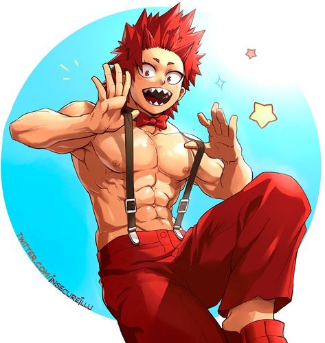 Kirishima Eijirou Fanart, Bakusquad Fanart Cute, Ejirou Kirishima, Bnha Kirishima, Eijirou Kirishima, Breaking My Heart, Kirishima My Hero Academia, Arte Van Gogh, Kirishima Eijirou