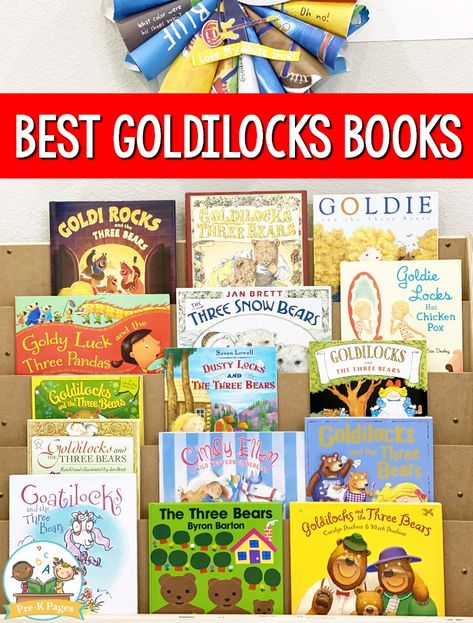 Fairy Tales Preschool Activities, Books For Preschool, Fairy Tales Preschool, Literacy Activities Preschool, Pre K Pages, Snow Bear, Fairy Tale Theme, Goldilocks And The Three Bears, The Three Bears