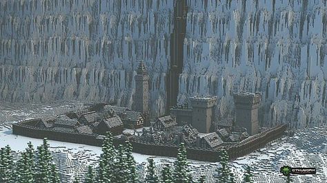 The Wall with Castle Black minecraft game of thrones download build ideas 3 Citadel Game Of Thrones, Game Of Theones, Winterfell Castle, Game Of Thrones Castles, Game Of Thrones Westeros, جون سنو, Castle Black, Stone Game, Black Castle