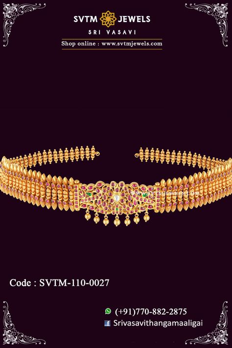 Flexible Vaddanam Designs, Gold Vaddanam, Gold Waist Belt, Black Blouse Designs, Hip Chain, Denim Clutch Bags, Vaddanam Designs, Traditional Wedding Jewellery, Waist Jewelry