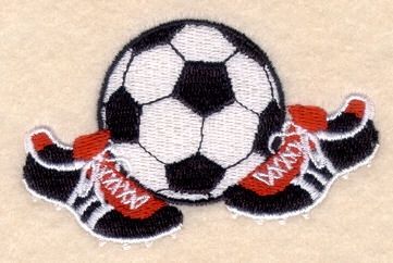 Soccer Embroidery, Soccer Design, Soccer Cleats, Sports Fan, Soccer Ball, Fashion Pants, Machine Embroidery Designs, Machine Embroidery, Embroidery Designs