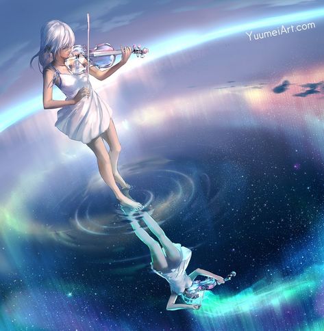 Wenqing Yan, Dp Animation, Yuumei Art, Animation Maker, Violin Art, Violin Music, Art Styles, Anime Inspired, Comic Artist