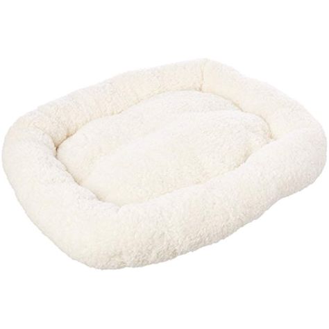 HappyCare Textiles HCT ERE-001 Super Soft Sherpa Crate Cushion Dog and Pet Bed, 24 by 18-Inch, White *** Check out the image by visiting the link. (This is an affiliate link) Sherpa Bed, White Dog Bed, Dream Puppy, Bed Crate, Puppy Bed, Dog Crate Bed, Wireless Dog Fence, Wool Bed, Crate Bed