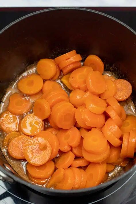 Hibachi Dinner, Brown Sugar Glazed Carrots, Sweet Carrots, Canned Carrots, Honey Carrots, Carrots Side Dish, Sweet Carrot, Diced Carrots, Easy Side Dish