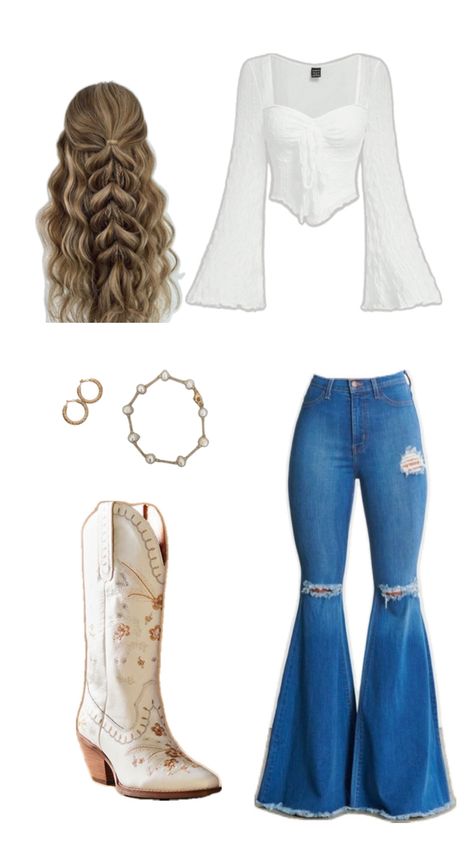 Outfits With Mexican Boots, Country Dance Hall Outfit, Cute 17th Birthday Outfits, Elegant Country Outfits, Line Dancing Outfits Women, Country Skirt Outfits, Country Shuffles, Line Dancing Outfits, Line Dancing Outfit Country