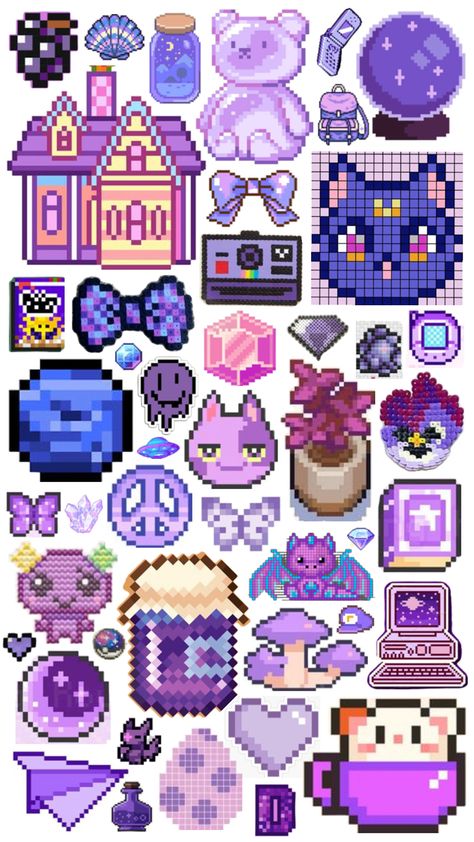 Hama Bead Ideas, Easy Perler Beads Ideas, Easy Pixel Art, Perler Crafts, Diy Perler Bead Crafts, Hama Bead, Pixel Art Grid, Diy Perler Beads, Pixel Pattern