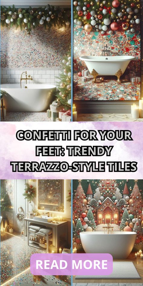 Celebrate your space with playful terrazzo-style tiles. Colorful flecks bring joy and energy to your bathroom floors or walls. Tiles Ideas, Style Tile, Bathroom Flooring, Tile Bathroom, Confetti, Flooring, Wall, Color