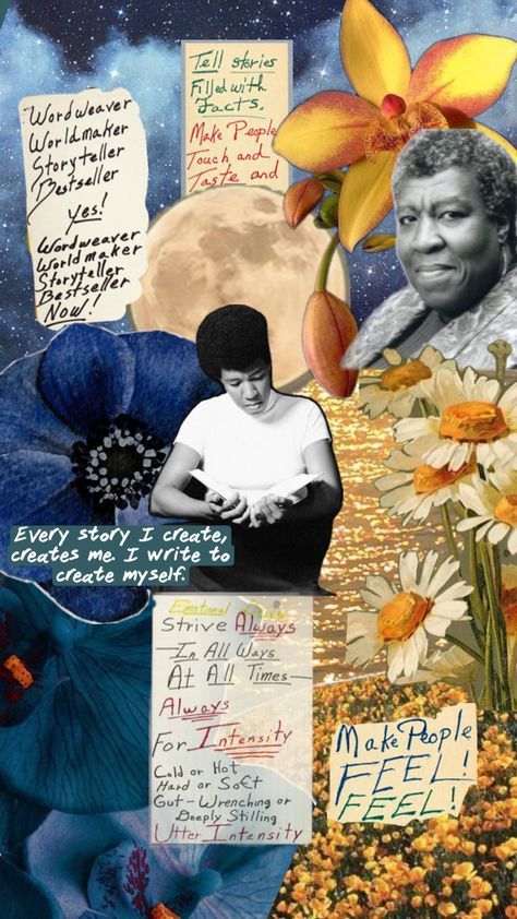 Writing inspiration, quotes and affirmations from the journals of Octavia Butler. Octavia Butler Quotes, Writing Inspiration Quotes, Octavia Butler, African American History, Inspiration Quotes, Writing Inspiration, American History, African American, Storytelling