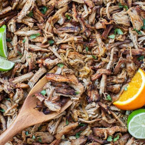 The BEST Pork Tenderloin Carnitas (Crockpot) - Lauren Fit Foodie Pork Tenderloin Carnitas Slow Cooker, Pork Tenderloin Carnitas, Pork Tenderloin Tacos, Best Pork Tenderloin, Carnitas Crockpot, Pulled Pork Tenderloin, Lauren Fit Foodie, Crockpot Pork Tenderloin, Slow Cooker Pork Tenderloin