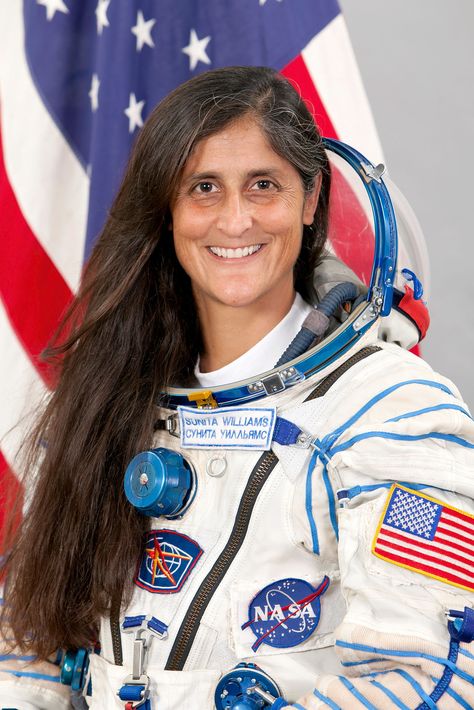 The Great Man and Woman : Sunita Williams Asian Paints Wall Designs, First Female Astronaut, Urdu Stories For Kids, Sunita Williams, Science Festival, Disney Silhouettes, Stories Of Success, Knit Cardigan Pattern, Drawing People Faces