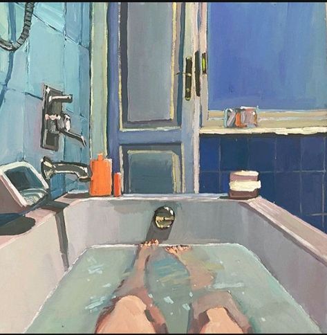 Bathtub Painting, Instagram Challenge, In The Bathtub, Soyut Sanat Tabloları, Challenge Accepted, Arte Inspo, Ap Art, Art Anime, Art Board